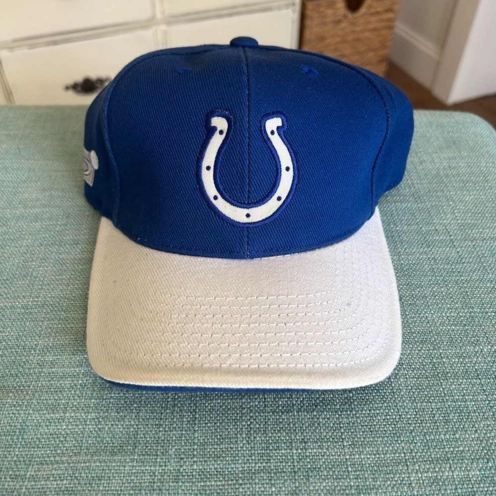 Indianapolis Colts NFL Sports Specialties Cap Horseshoe Logo Strapback